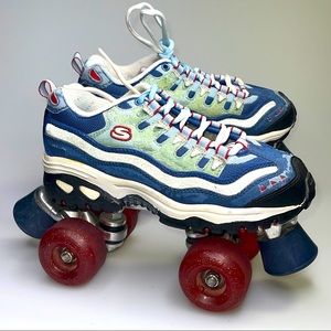 Skechers 4 Wheeler Roller Skates Glitter Wheels